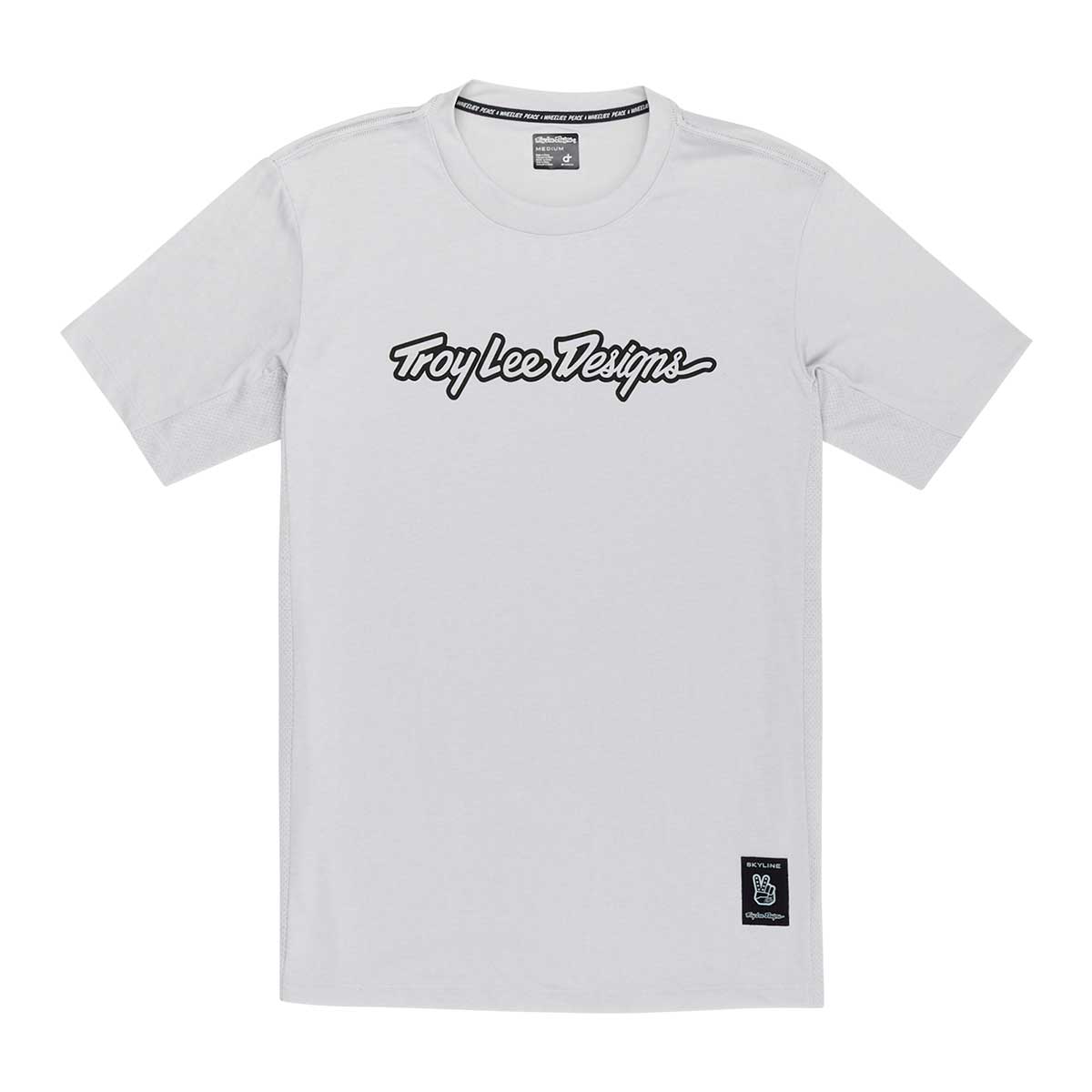 Troy Lee Designs Skyline Short Sleeve Ride Tee Men's in Signature Mist